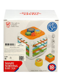 Сортер "Кубик" с шестеренками и фигурами