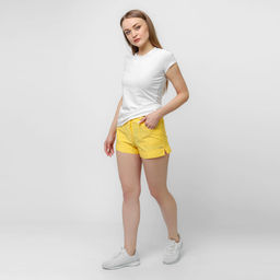 RODOS Шорты женские М-65 Жёлтый