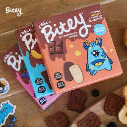 Печенье Bitey с глазурью Шоколад безглютеновое 125г - Take a Bitey фото 10