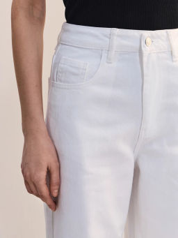 Широкие джинсы с высокой посадкой ZR2605092311-1 / Zarina