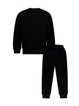 Костюм детский черный тедди байкер 7045г (98, 56)