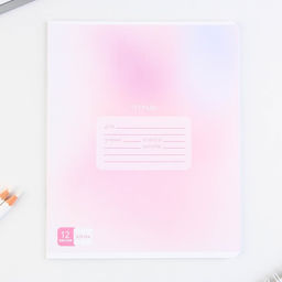 Тетрадь А5, 12 листов на скрепке в клетку Градиент, 5 видов МИКС, белизна 96% . - Artfox study фото 11