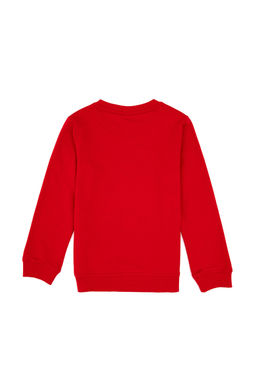 Erkek _ocuk K_rm_z_ Bisiklet Yaka Basic Sweatshirt Sepette S_rpriz _ndirim - U.s. polo assn фото 2