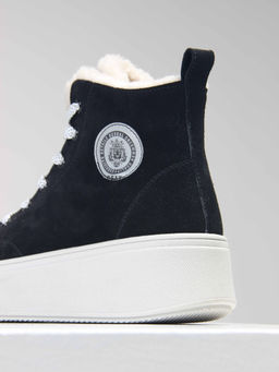 Ботинки 217.ALTAgr. черный замша/Шерсть