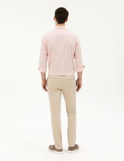 Bej Slim Fit Kanvas Pantolon - Pierre cardin фото 4