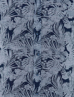 Темно-синяя приталенная рубашка с длинным рукавом - Cacharel фото 5