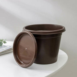 Горшок цветочный Эконом 10л с под коричневый М6604 - Альтернатива фото 4