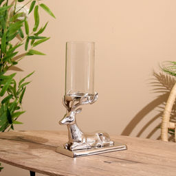 Подсвечник «Олень», 21×11×35 см, алюминий