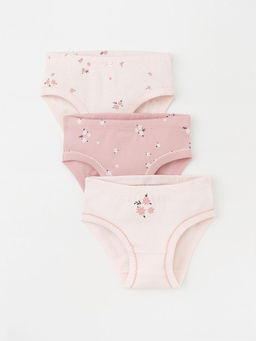 К 1978-3уп/розовый жемчуг,розовый,букетик Ал набор трусы для дев