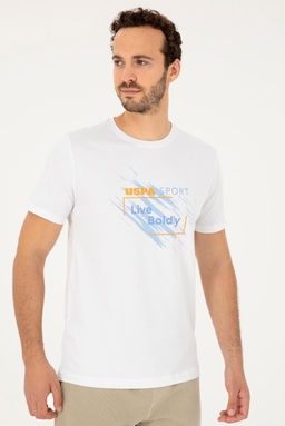 Мужская белая футболка - U.s. polo assn фото 3