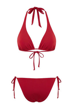 K?rm?z? Ucgen Kapl? Normal Bel Regular Basic Bikini Tak?m? TBESS26BT00015 - Trendyolmilla фото 2
