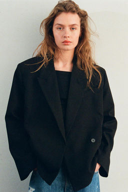 CROPPED DOUBLE-BREASTED BLAZER - Zara фото 2
