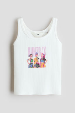 Camiseta de tirantes con motivo estampado