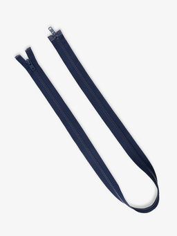 Цена за 10 шт. Молния «Трактор», №8, разъёмная, 2 замка, замки автомат, 110 см, тёмно-синяя