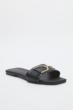 Trendyol Shoes Bej Metal Aksesuar Detayl? Kad?n Terlik TAKSS25TE00015 - Trendyolmilla фото 13