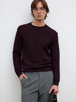 Bisiklet Yaka Erkek Triko Kazak