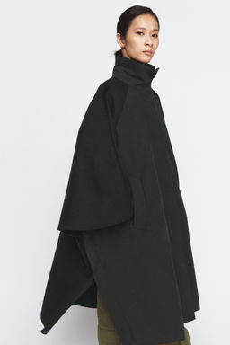 ZW COLLECTION LIMITED EDITION WOOL BLEND CAPE - Zara фото 2