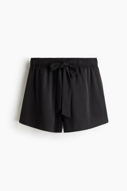 Pantal?n corto de sarga con cord?n de ajuste