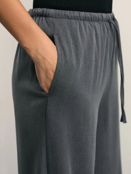 Брюки прямого кроя на кулиске / Zarina  фото 5