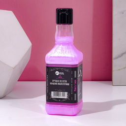 Гель для душа виски Party Lady, 250 мл, аромат малинового коктейля, Чистое счастье  фото 4