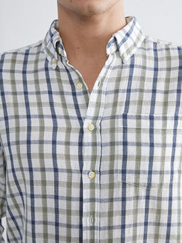 Regular Fit Uzun Kollu Ekose Arm?rl? Erkek G?mlek