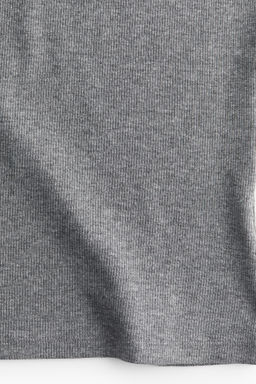 Camiseta en punto de canale - H&m фото 8