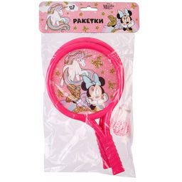 Набор игровой, ракетки, воланчик и мячик, Минни Маус, Disney  фото 2