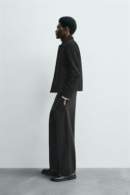 SPLIT SUEDE LEATHER JACKET - Zara фото 11