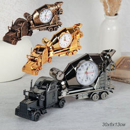 Часы настольные Бетономешалка 30х6х13 см / F534 /уп 72/