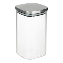 Банка для хранения 1400мл, 18*10см, с мет.крышкой,стекло VETTA Рельеф арт. 828-326