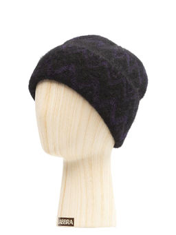 Шапка жен. шерсть+кид.мох LB-BR55031 black/navy - Labbra фото 7