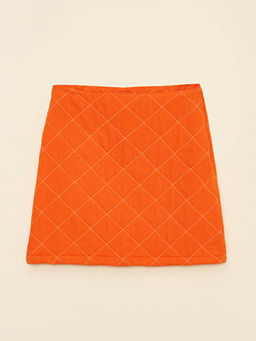 Beli Fermuarl? Kapitone A Kesim Kad?n Etek