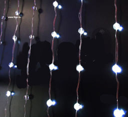 Гирлянда Штора Шарики 3,0*3,0 м