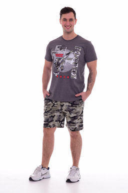 Костюм мужской 9-126 (антрацит-меланж+хаки), МИГ-29