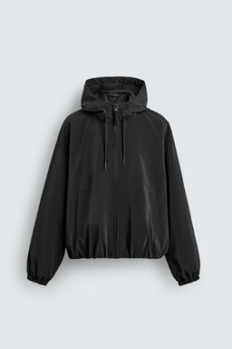CAZADORA T?CNICA LIGERA CAPUCHA / Negro - Zara фото 7