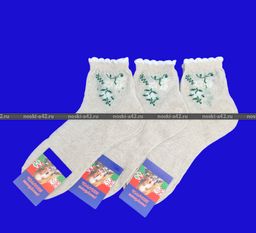 Цена за 10 пар. Беларусь носки женские лен арт. 2-с 23  фото 6