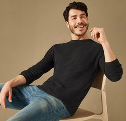 Мужской тонкий вязаный пуловер LIVERGY  фото 8