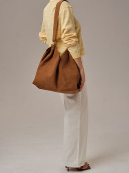 Замшевая сумка Bamboo DBR 30990 светло-коричневый  фото 12