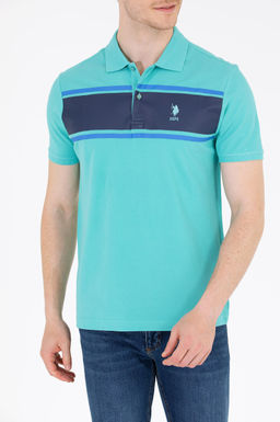 U. S. Polo Assn Мужская мятная футболка-поло - U.s. polo assn фото 7