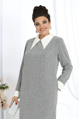 Платье Ninele 6036 серебро фото 7