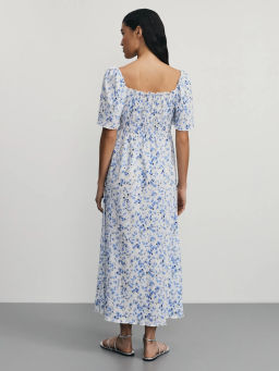 Платье миди с цветочным принтом / Zarina  фото 5