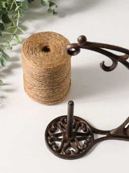 Сувенир катушка для ниток чугун с ножницами "Ветвь" 16,5х8,5х23,5 см