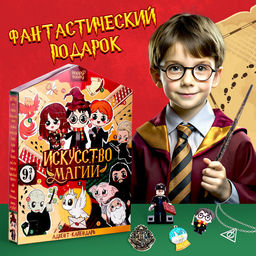 Адвент - календарь с игрушками «Искусство магии», детский, 16 окошек с подарками