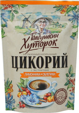 Бабушкин Хуторок. Цикорий с облепихой и лимонником 100 гр. мягкая упаковка