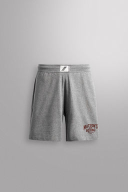 EMBROIDERED SHORTS WITH STRIPES