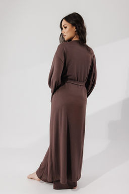 1524 КОРИЧНЕВЫЙ КАРДИГАН - Karolina фото 4