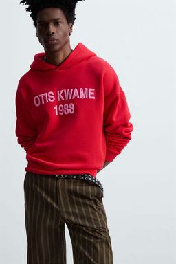EMBROIDERED HOODIE  OTIS KWAME KYE QUAICOE - Zara фото 6