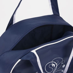 Сумка спортивная на молнии, цвет синий/белый - Simaland фото 4