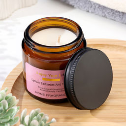 Ароматическая свеча в банке «Роза», 6×6.5 см