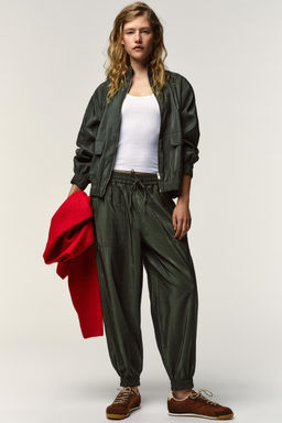 CUFFED HEM TROUSERS